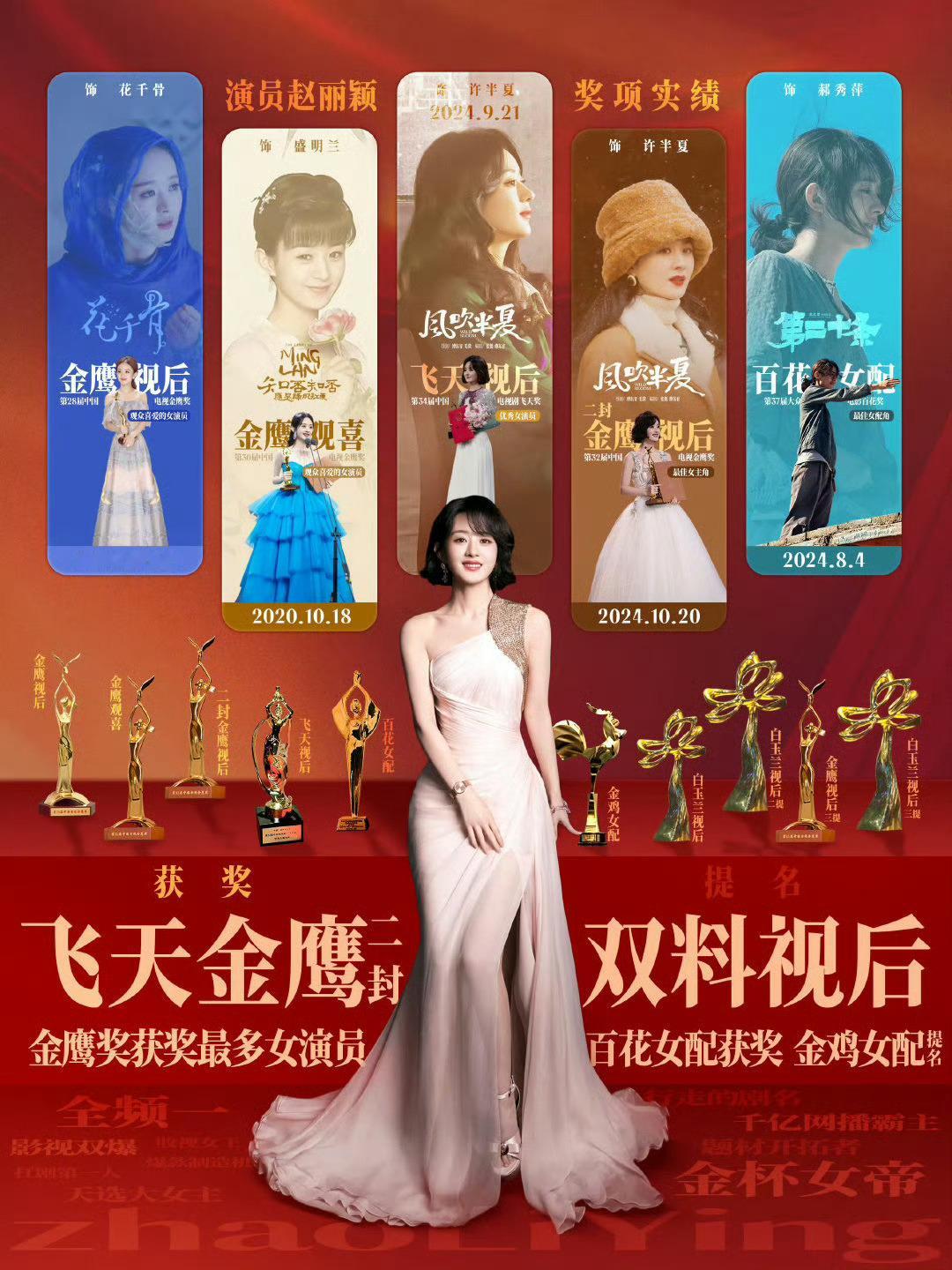 赵丽颖未入围拿不到的永远在眼红 