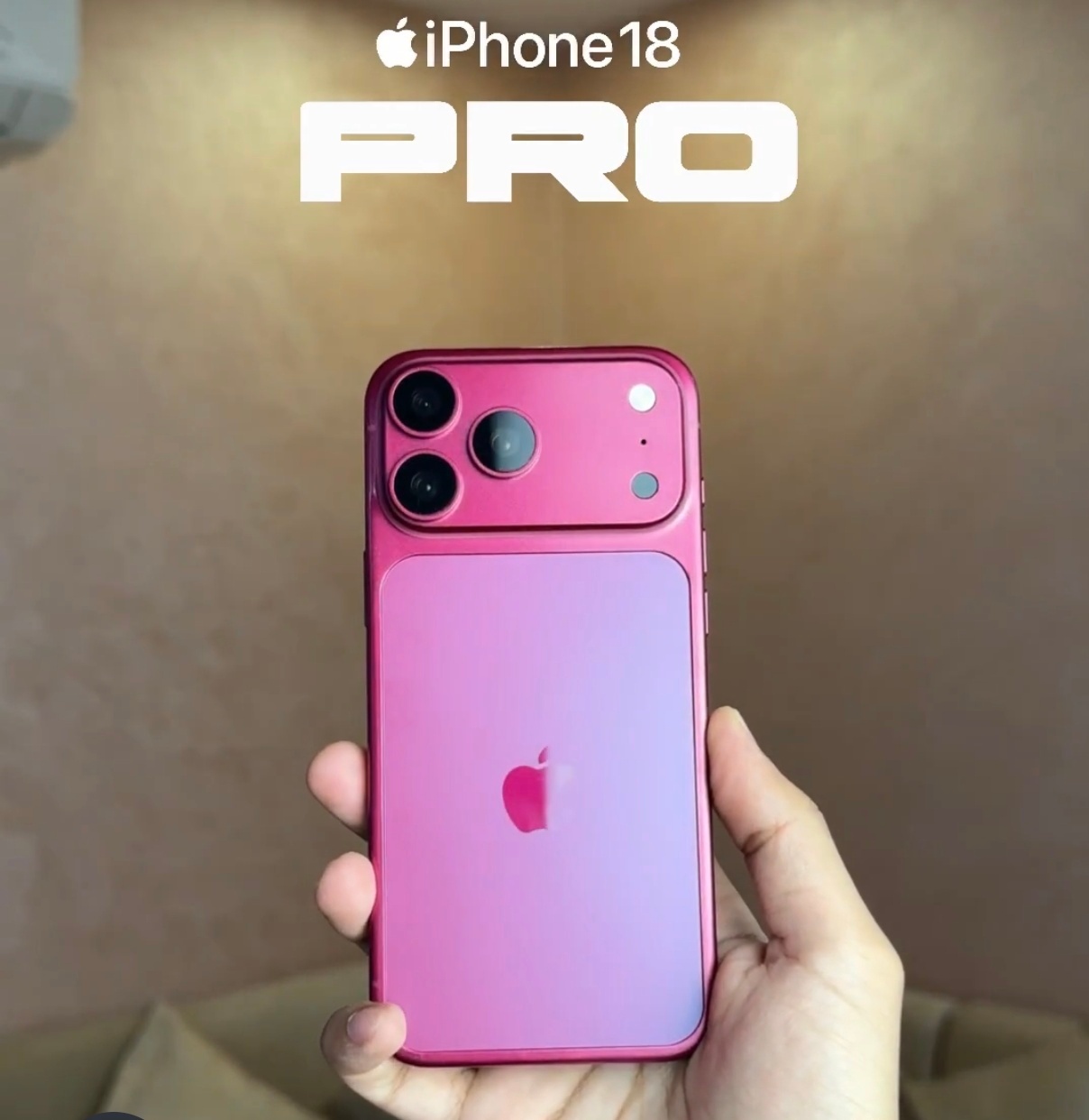 iPhone18Pro正式量产中还有一个多月就能看到玫红色的iPhone18Pr