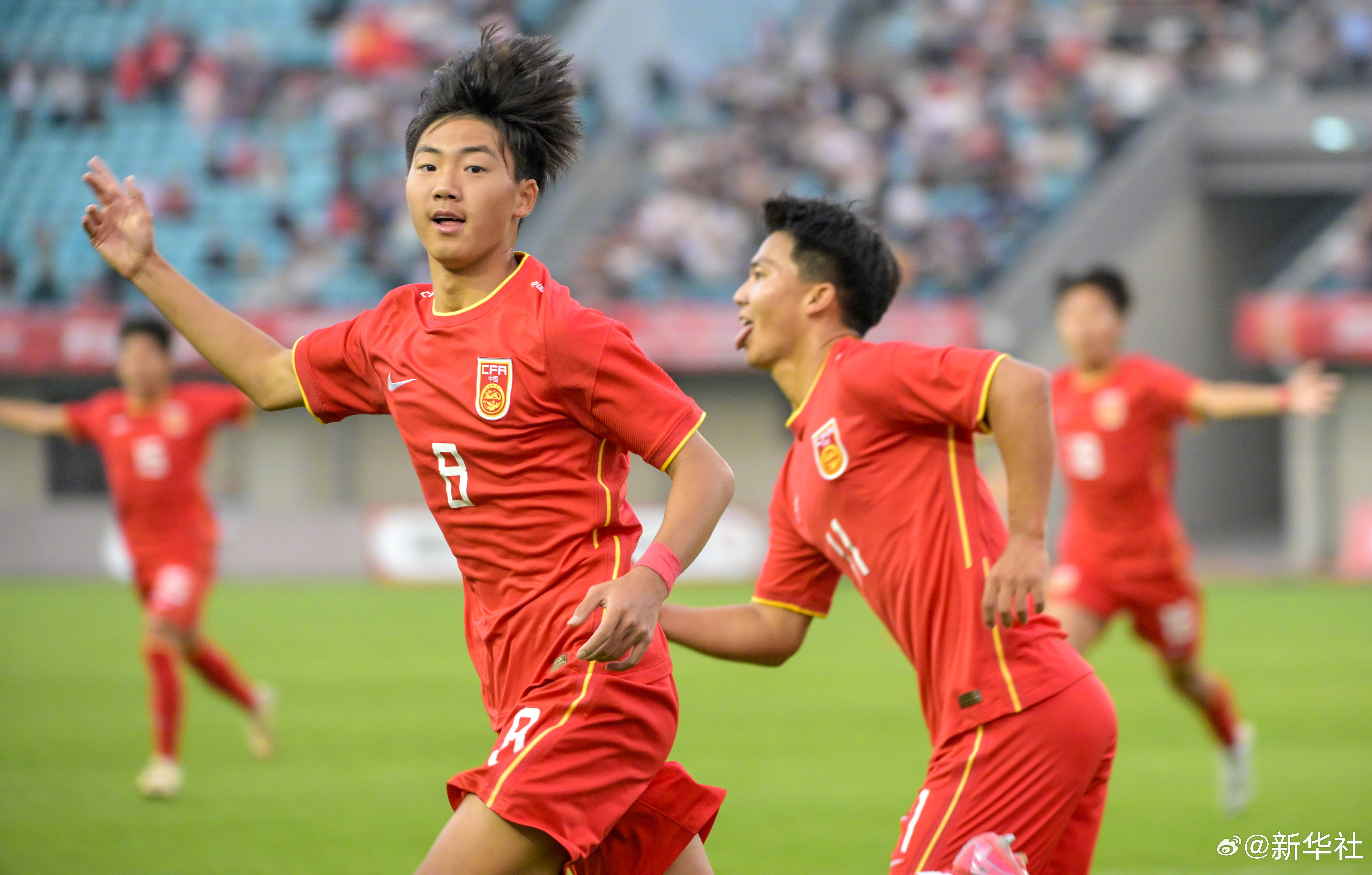 #U16国足夺冠#【祝贺！#U16国足5比2战胜澳大利亚U16#】6月1日，在呼