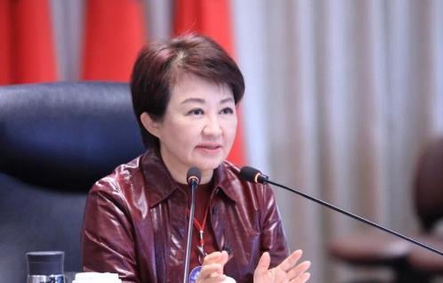 卢秀燕又在打算盘了！卢秀燕似乎有意跟郑丽文在别苗头！中国国民党副主席萧旭岑率团访