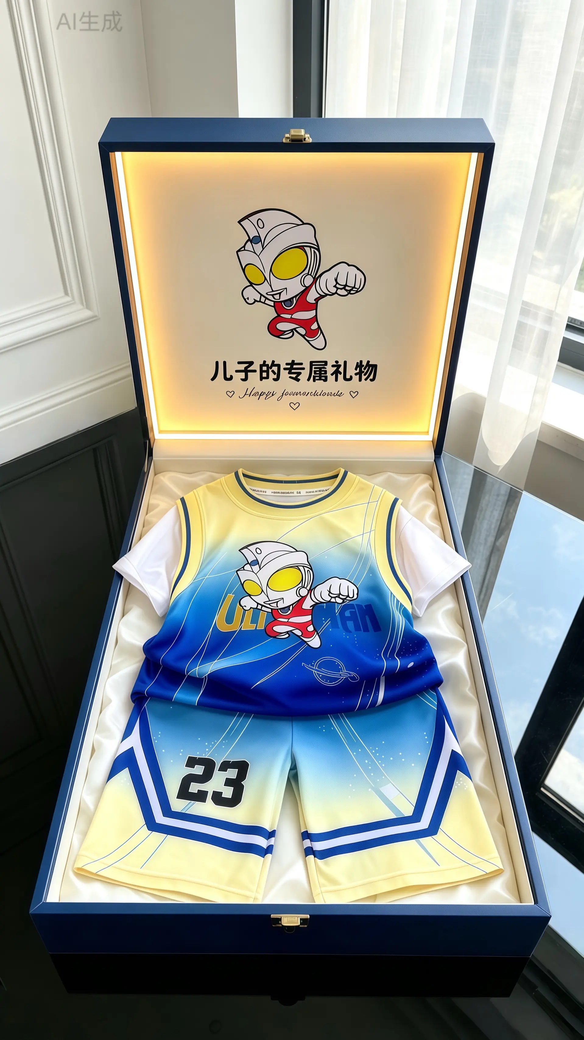 男宝穿搭 奥特曼男童套装 哪个奥特曼是你的光 我就是这条gai最亮的仔...