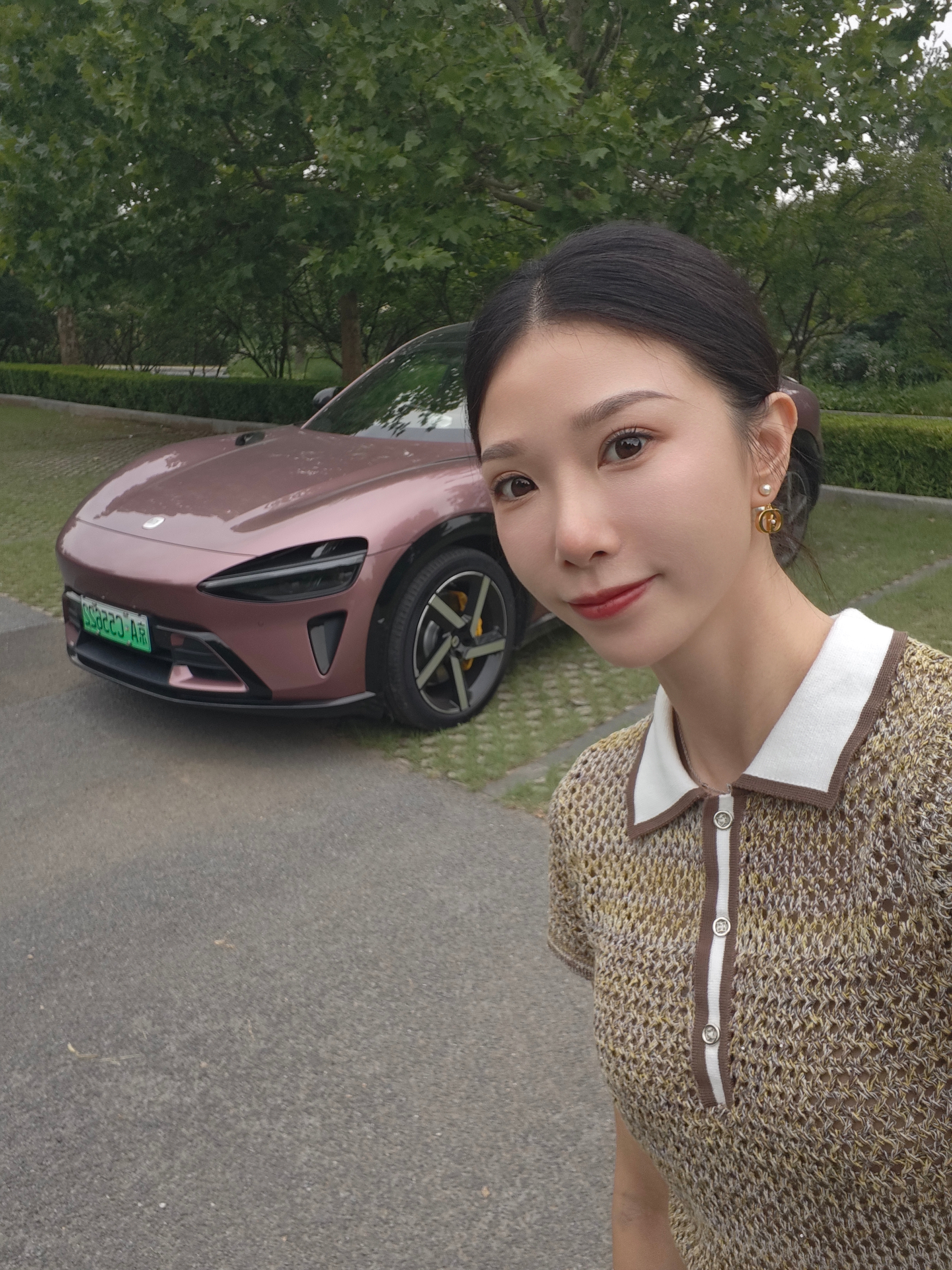 提车回来 第二次开车出门 合个影 真好看！[比耶] ​​​