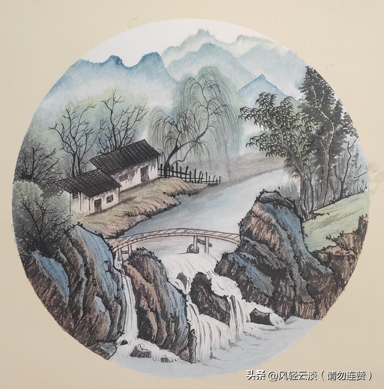 退休后喜欢上了国画，这是我春节过后的第一幅学习打卡