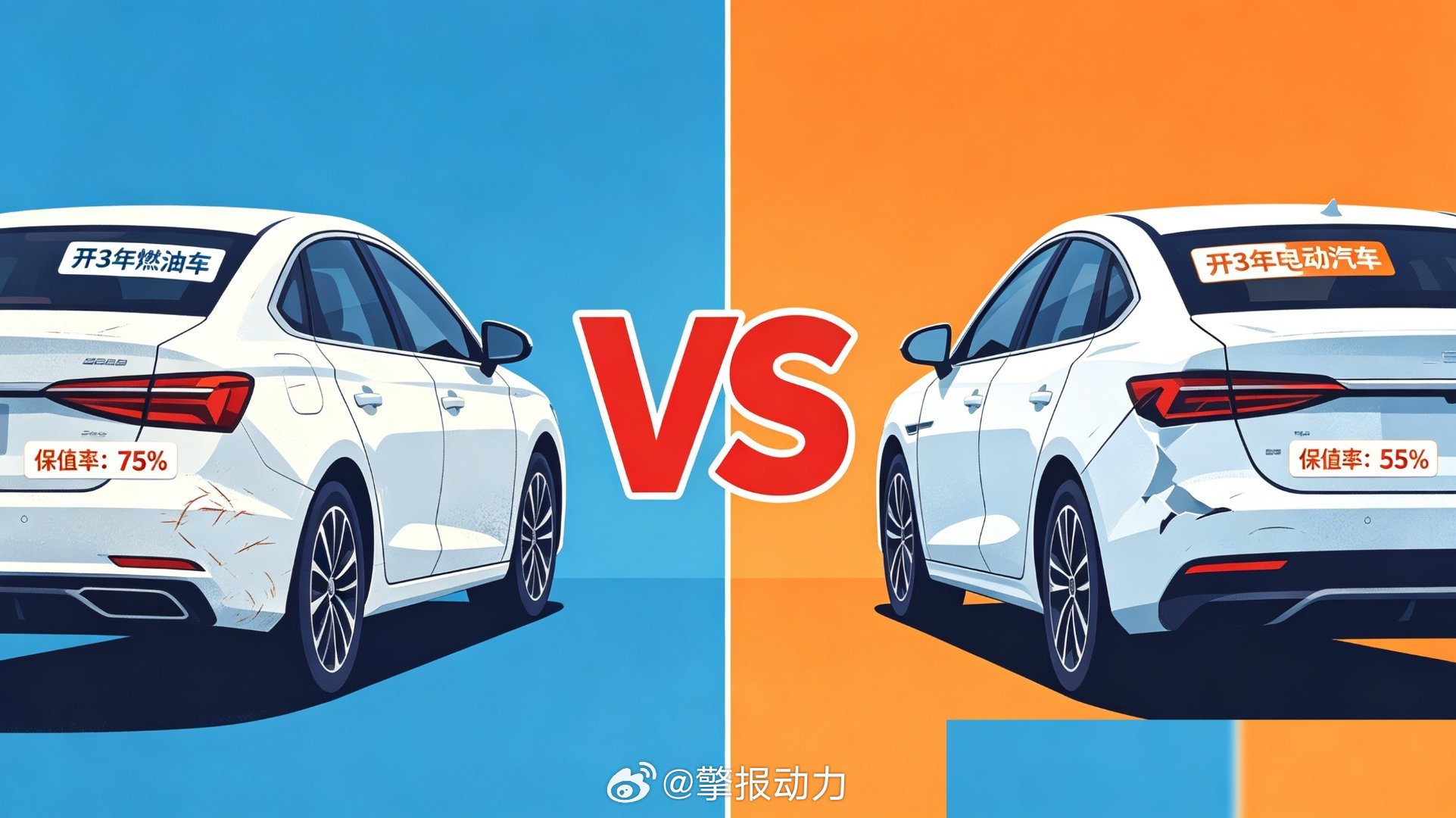 最近跟几个做二手车的朋友聊了聊，发现一个挺现实的问题：现在买油车还是电车，真不能