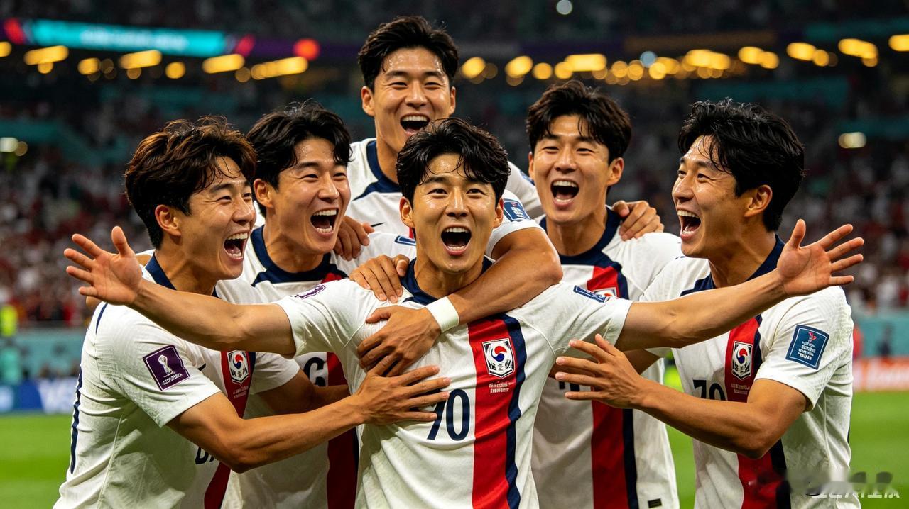 韩国2-1逆转捷克，说穿了就是场面占优、过程拉胯、结局走运、骨头够硬。

韩国6
