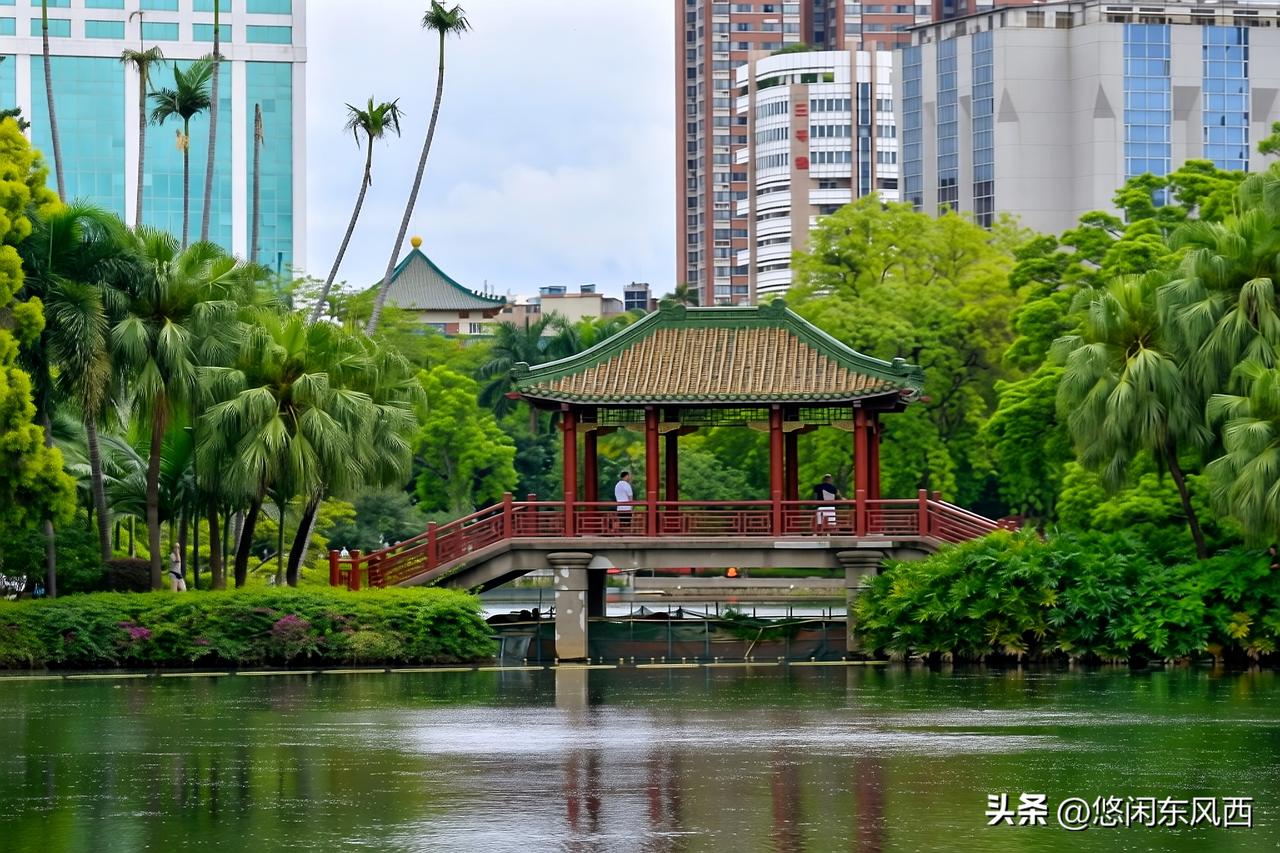《流花湖晴日漫行记》
公园漫行记 雨歇初晴，流花湖的绿意洗得发亮。
湖边漫记 从