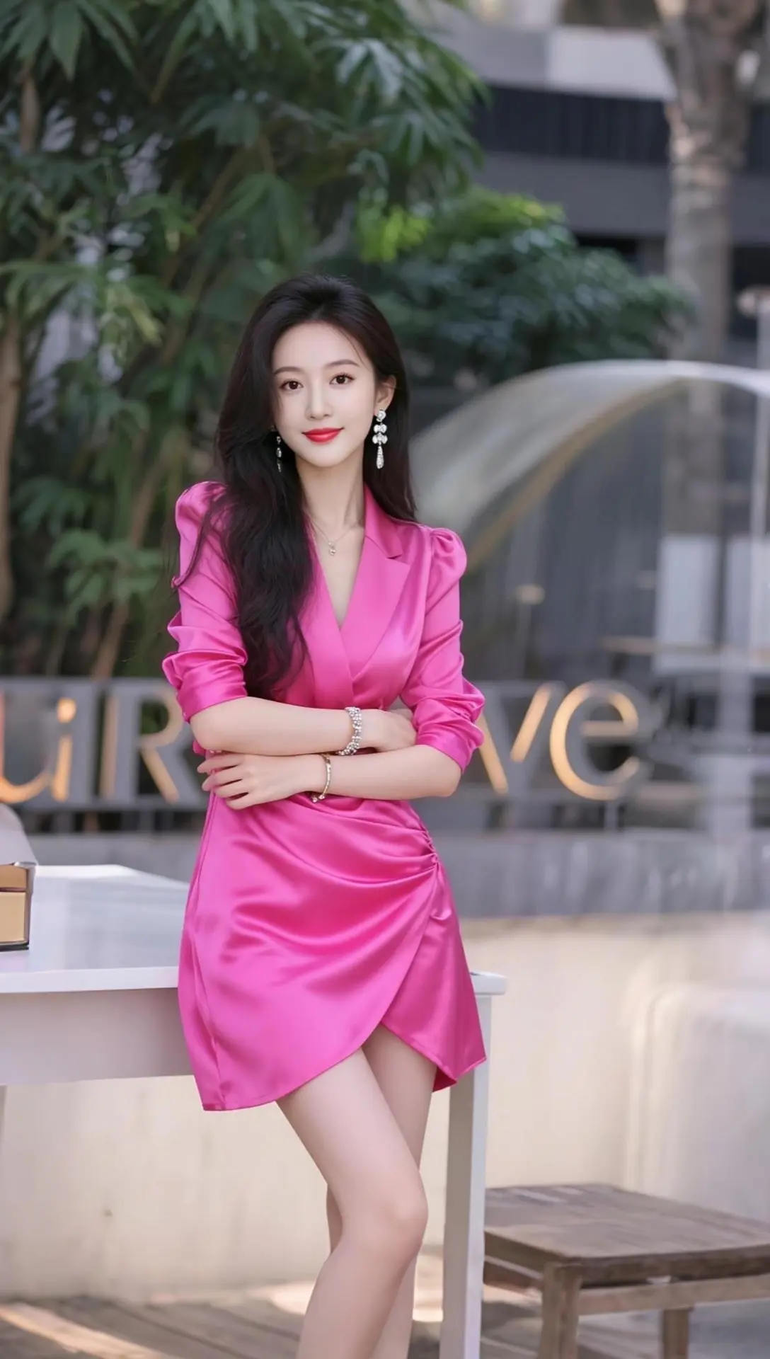 AI玫色时尚写真 随变ai随便玩