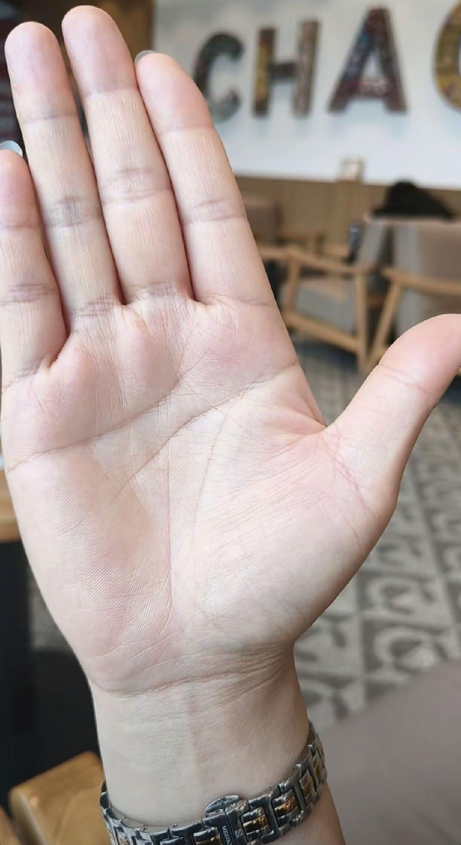你相信手相吗？昨天下了班赶了一场夜戏，因为喜欢，买了10块钱的压缩馍，找了个位置