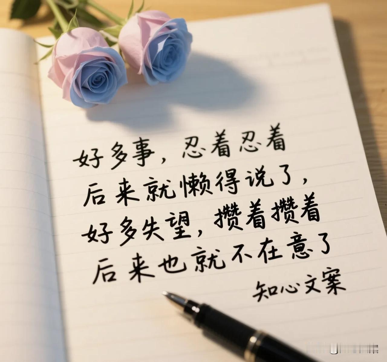 那些忍住的泪，终会化为心中的诗。