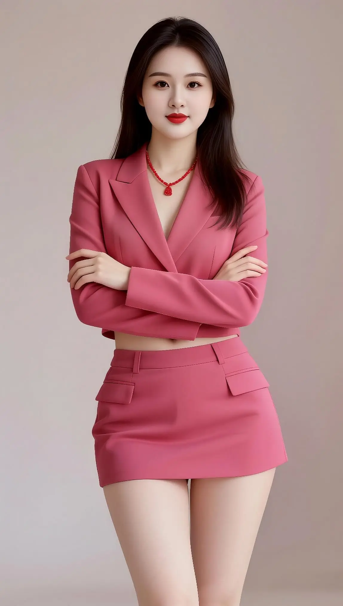 AI玫粉职场写真ai创作