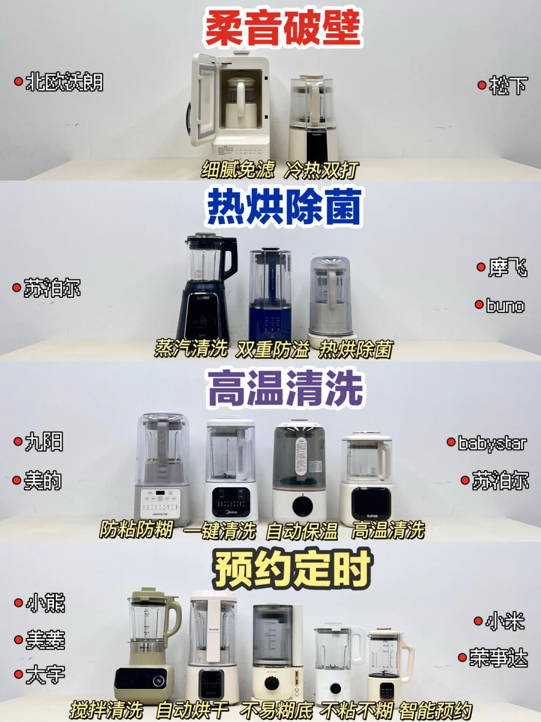 码住慢慢看❗️备战双十一的新品破壁机来啦