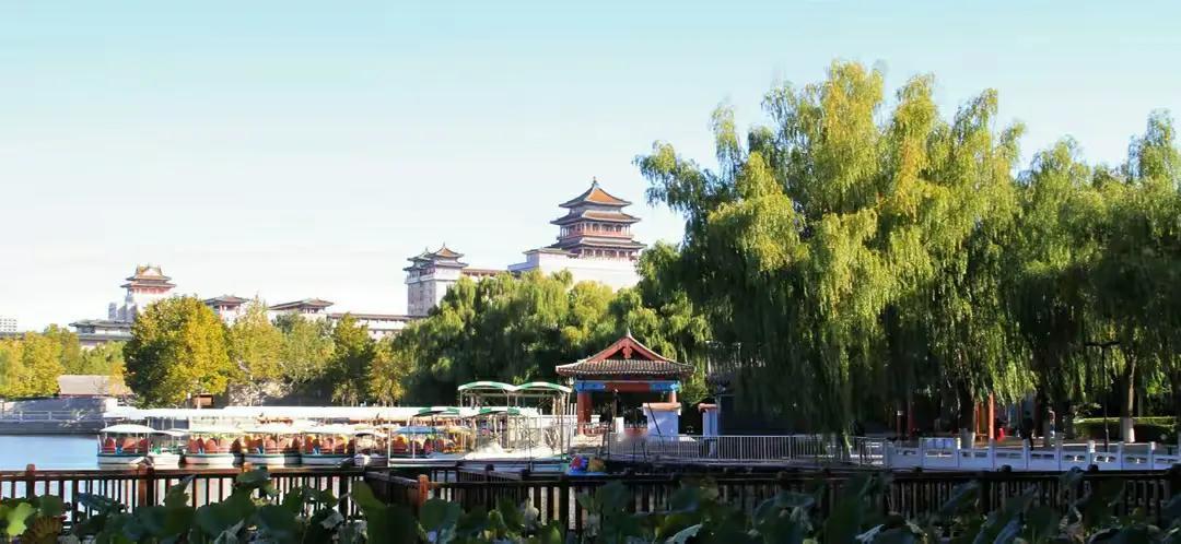 闹市中的一池碧水，秋入莲花池
莲花池公园地处原来的宣武、丰台、海淀三区交汇点，紧