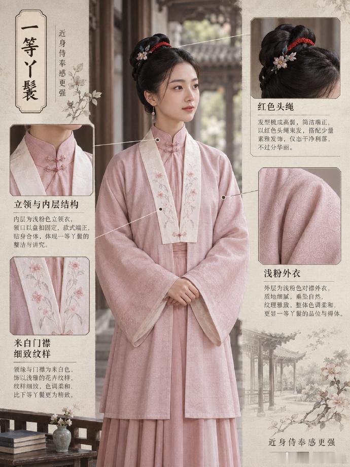 兰香如故细到丫鬟服饰都很讲究兰香如故好细节的服化道一部好剧离不开精良制作，兰香如