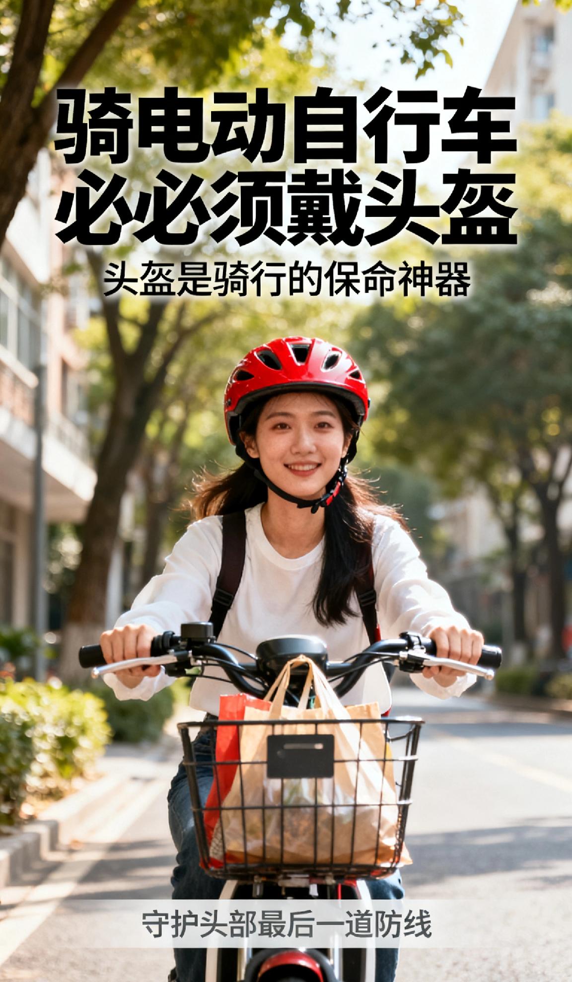 骑电动自行车真的那么需要头盔吗? 
 
答案是：必须戴！头盔不是可选装备，是骑行