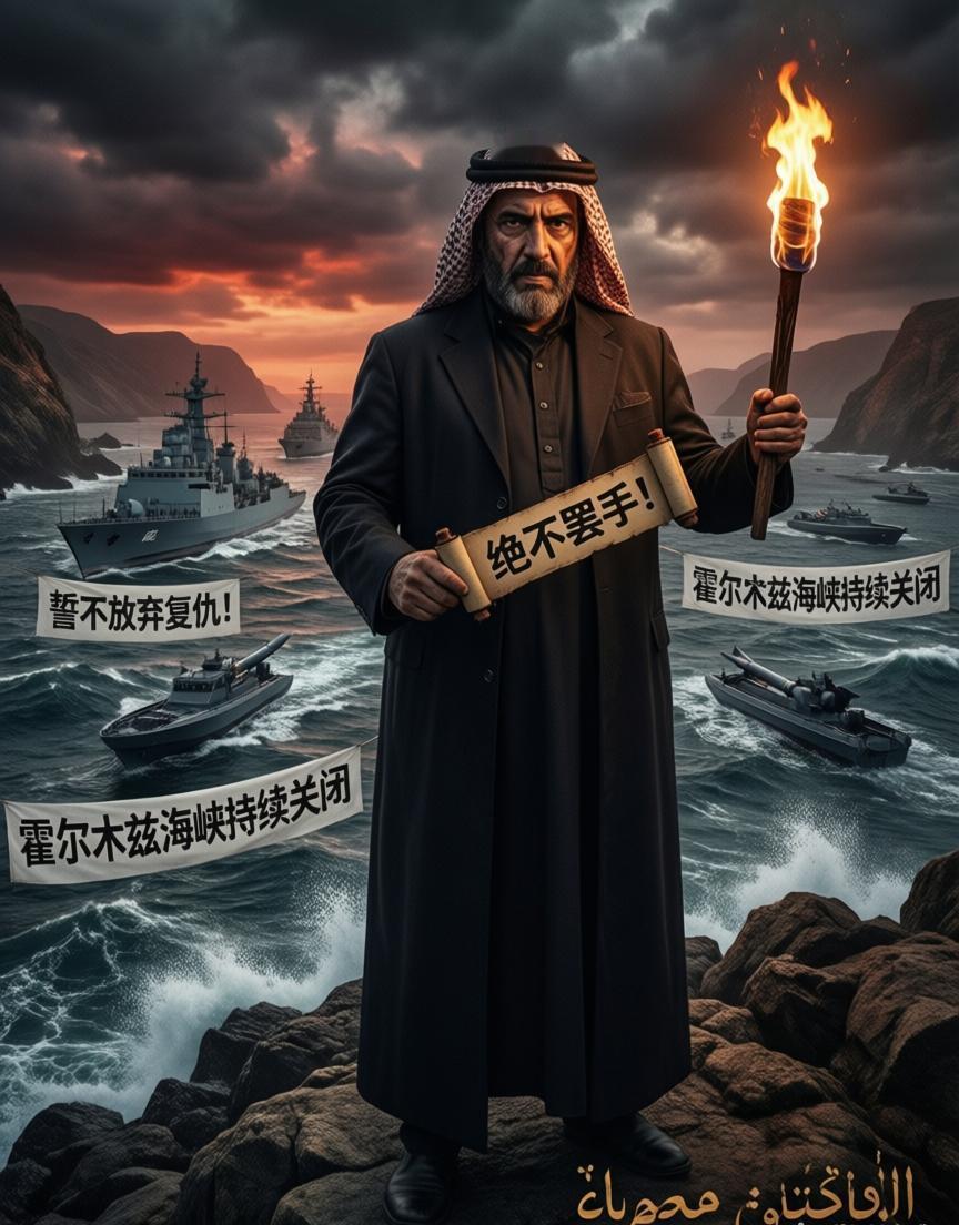 伊朗那边刚放话，态度很明确：复仇的事不会就这么算了，霍尔木兹海峡，继续封。这话是