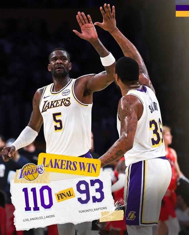 北京时间1月19日，湖人背靠背第二场110-93大胜猛龙，这场比赛帮助湖人稳住了