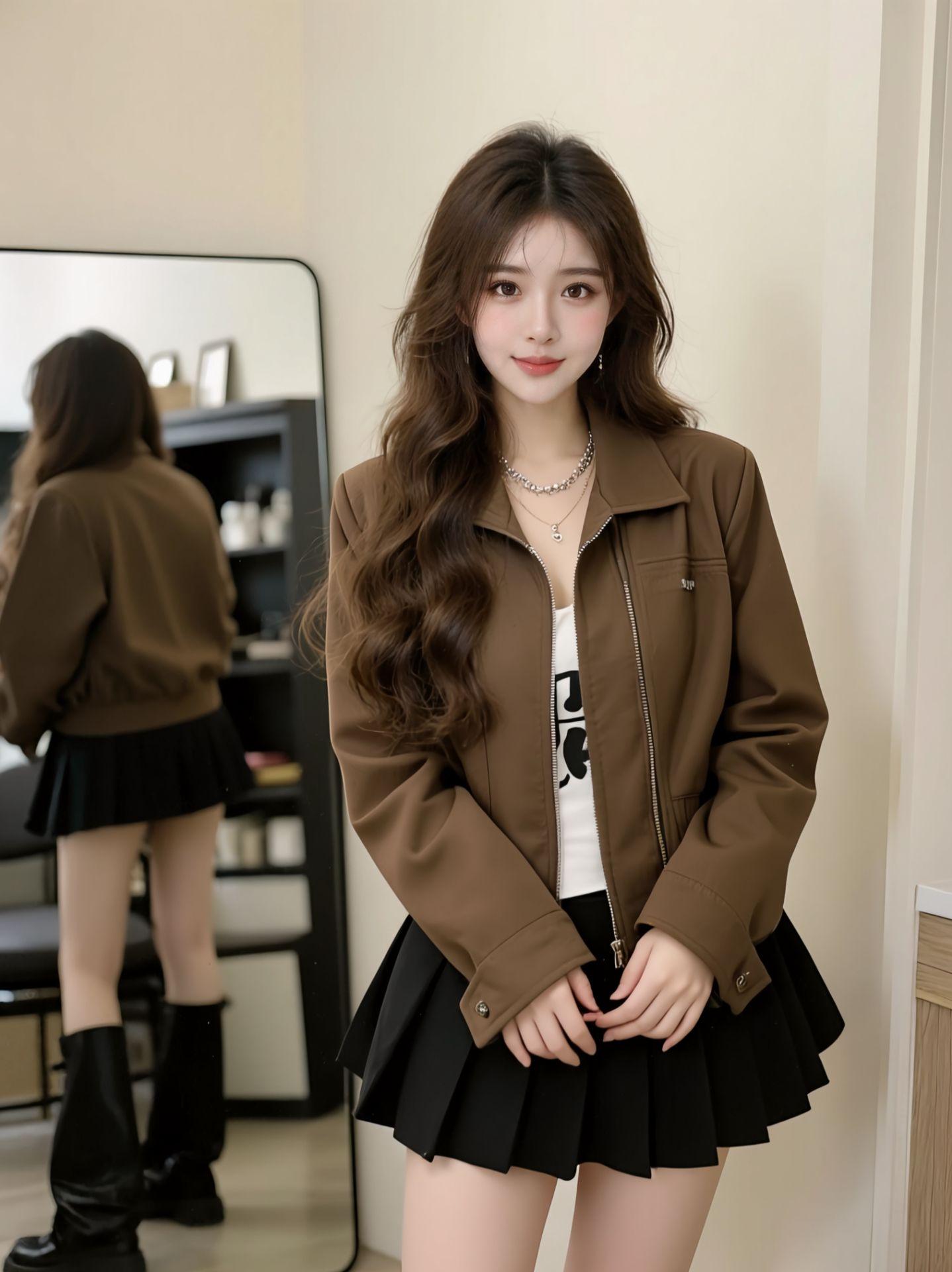 AI棕调复古照  原来ai写真可以这么美  谁拍谁好看 美出高级感