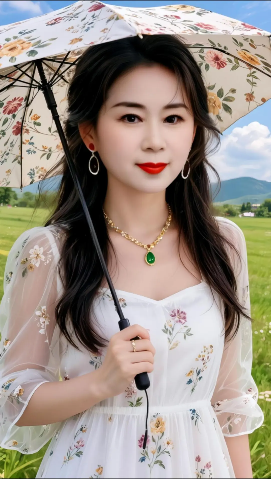 AI田园清新照 ai创作