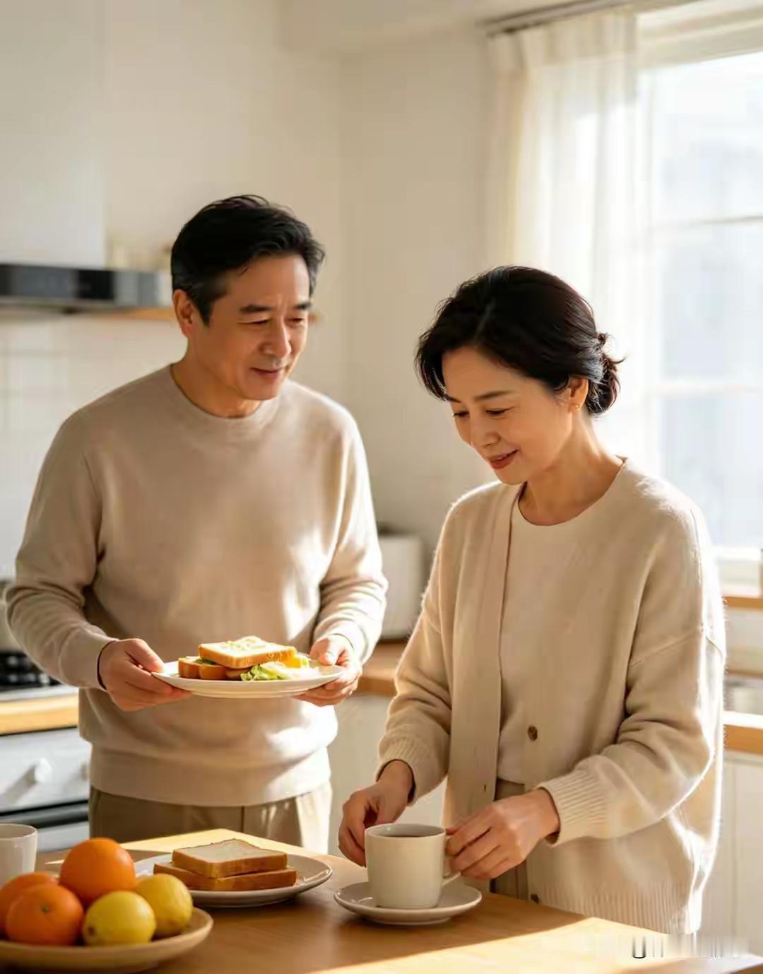 《客气婚姻》

人到中年，方悟婚姻真谛。年轻时总以为，恩爱夫妻就该如胶似漆、无话