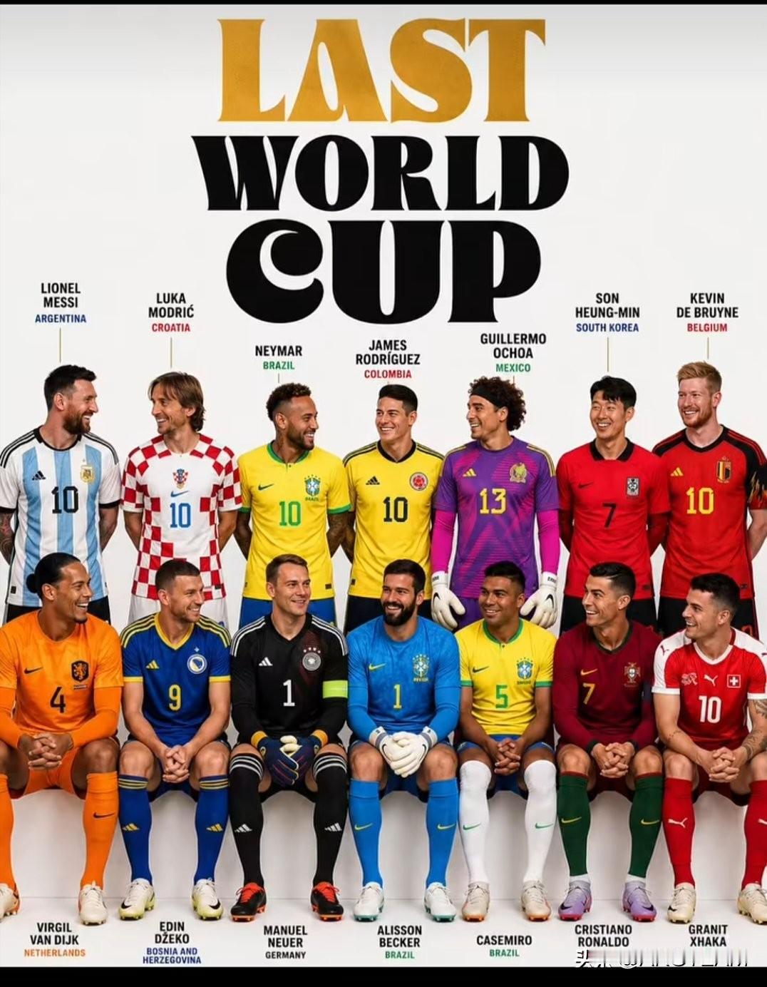 一代传奇们的最后一届世界杯🥅⚽

2026年国际足联美加墨世界杯标志着一个令人