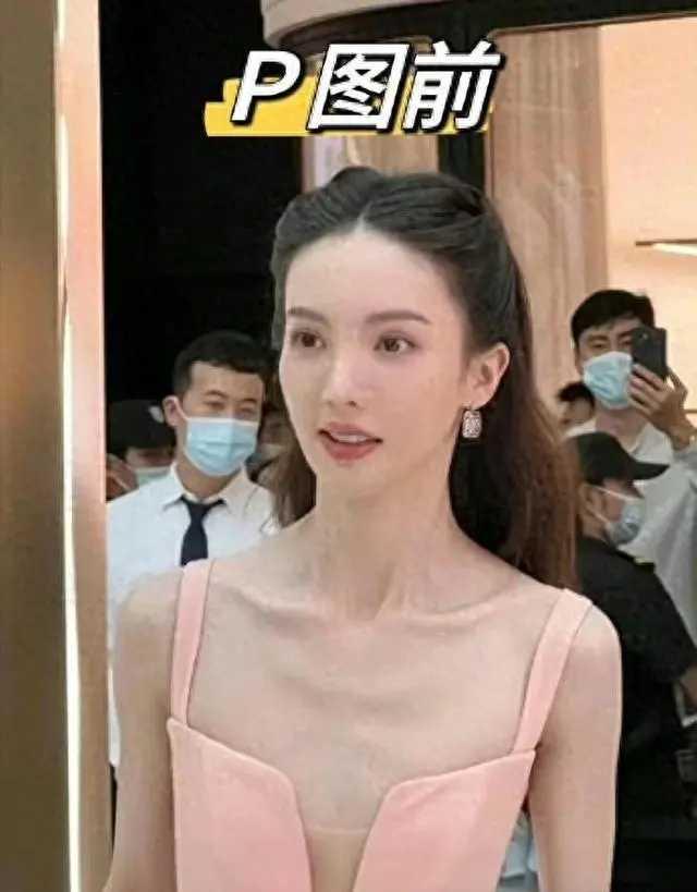 哪位网友没事做竟然给金晨P胸？直接破坏了排骨胸的美感

家人们，我今天刷到金晨的