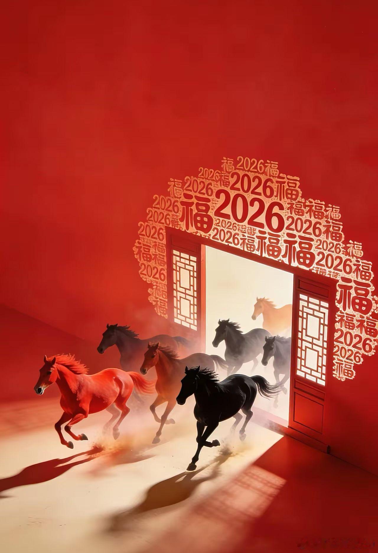 2026马年，愿我们都活得漂亮、过得滚烫，喜欢热爱！所有梦想都超级成真！新年快乐