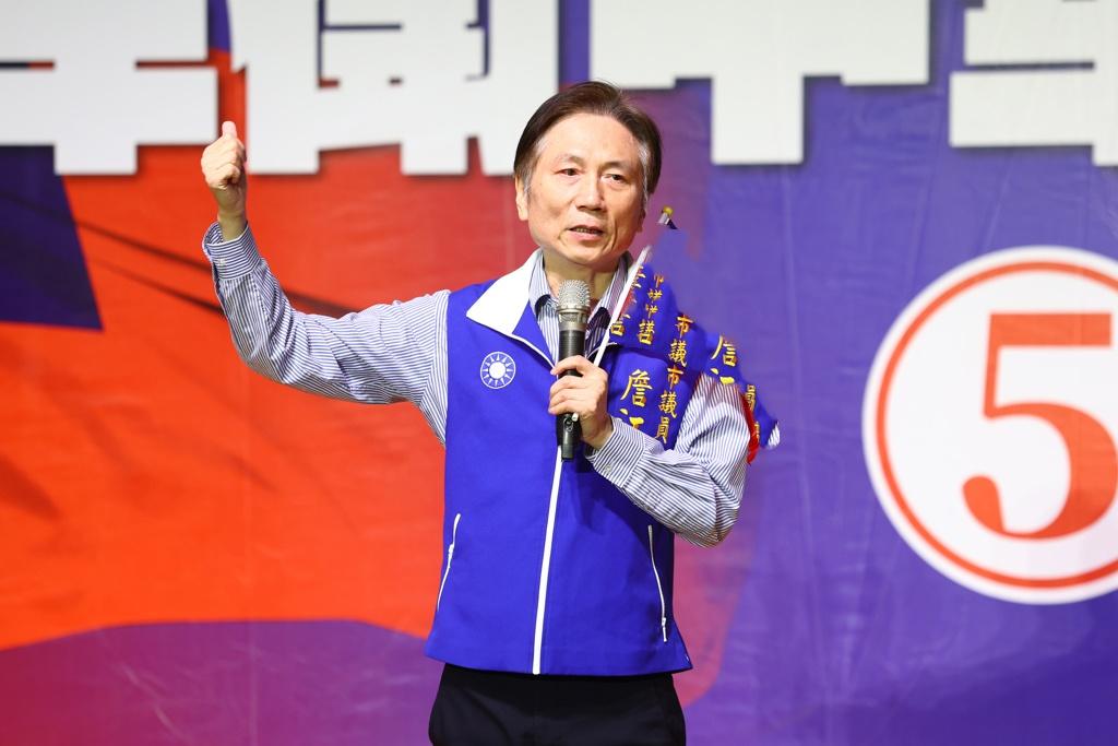 替詹江村催票！林佳新曝1举喊：相信能改变很多事
2022桃园市议员选举，詹江村在