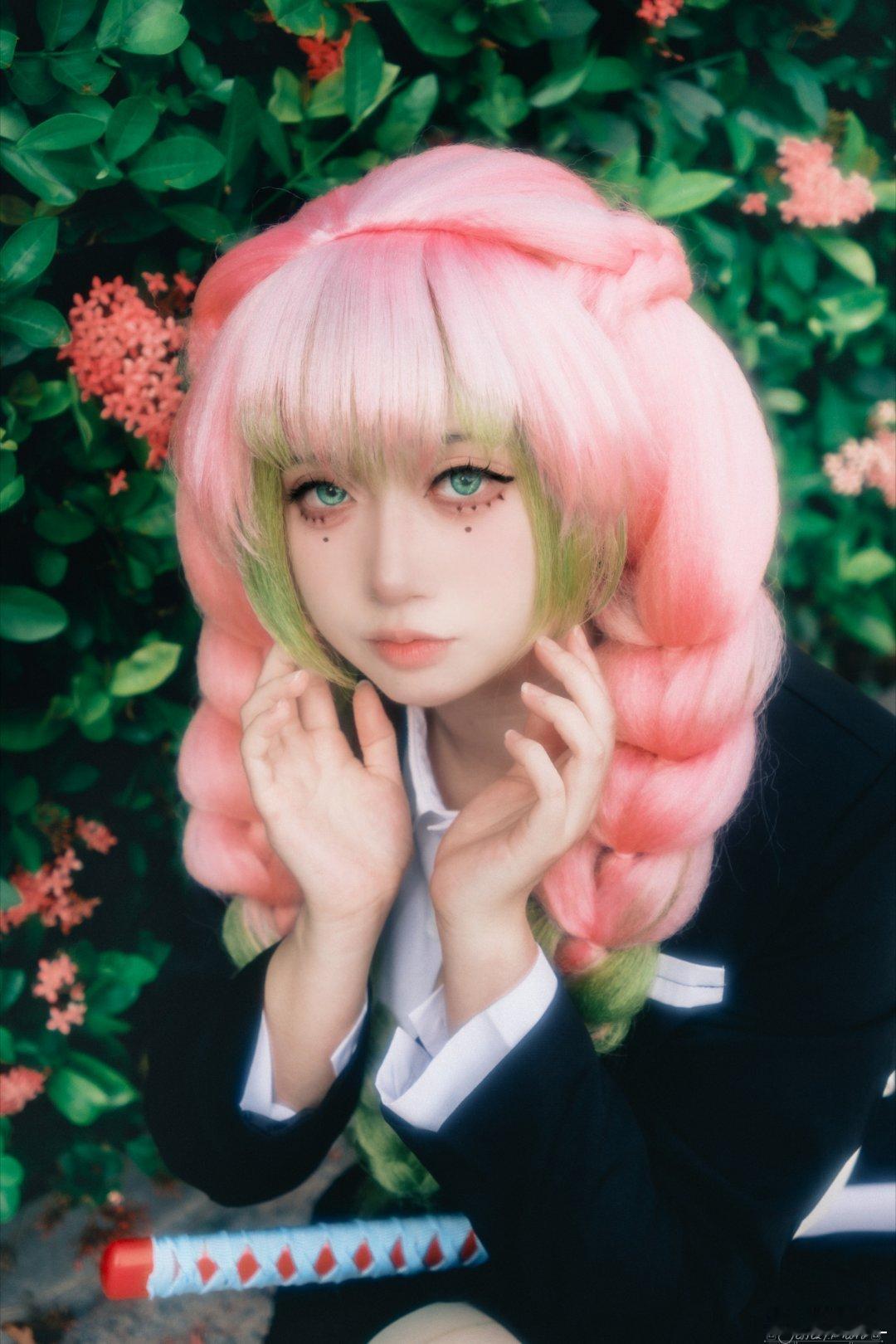 “打起精神加油吧！！！”恋柱 我摄影 杰西二次元cos大赏次元少女[超话]鬼灭之