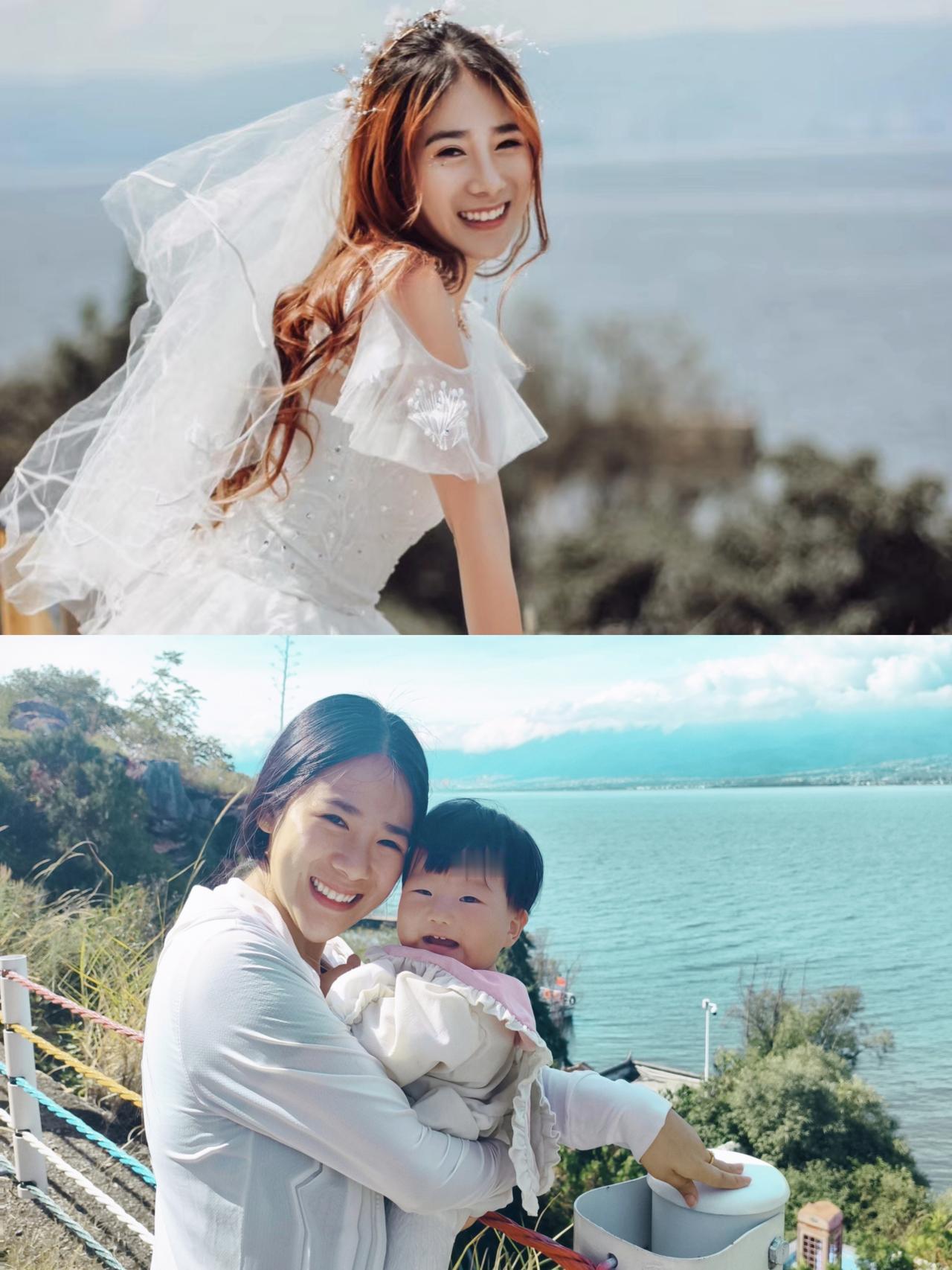 我去借了一部3000元的单反相机📷给她拍的婚纱照，下图是2025年10月，相同