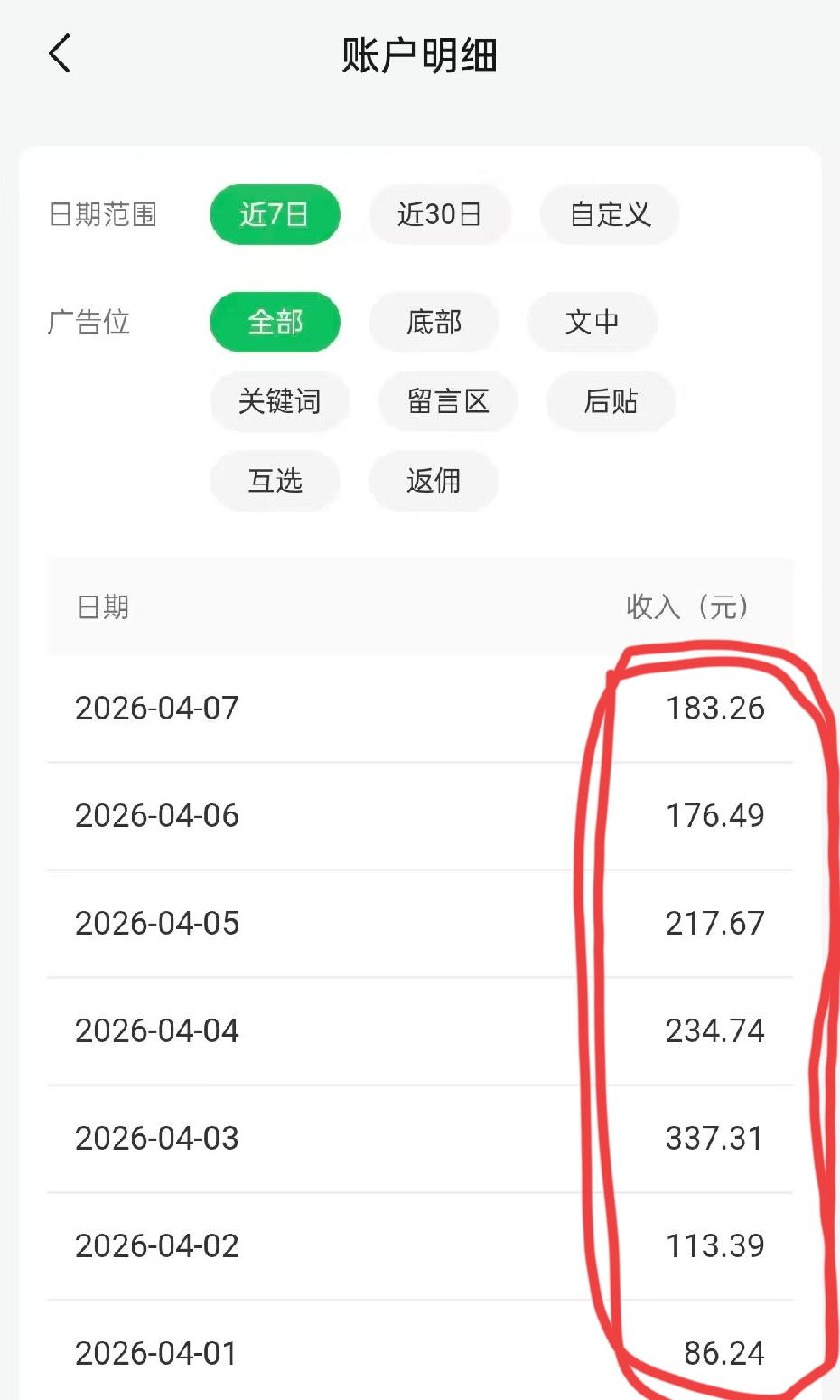 我现在终于明白了，啥叫选择不对，努力白费，转战小绿书，双号运营，目前大号已实现了