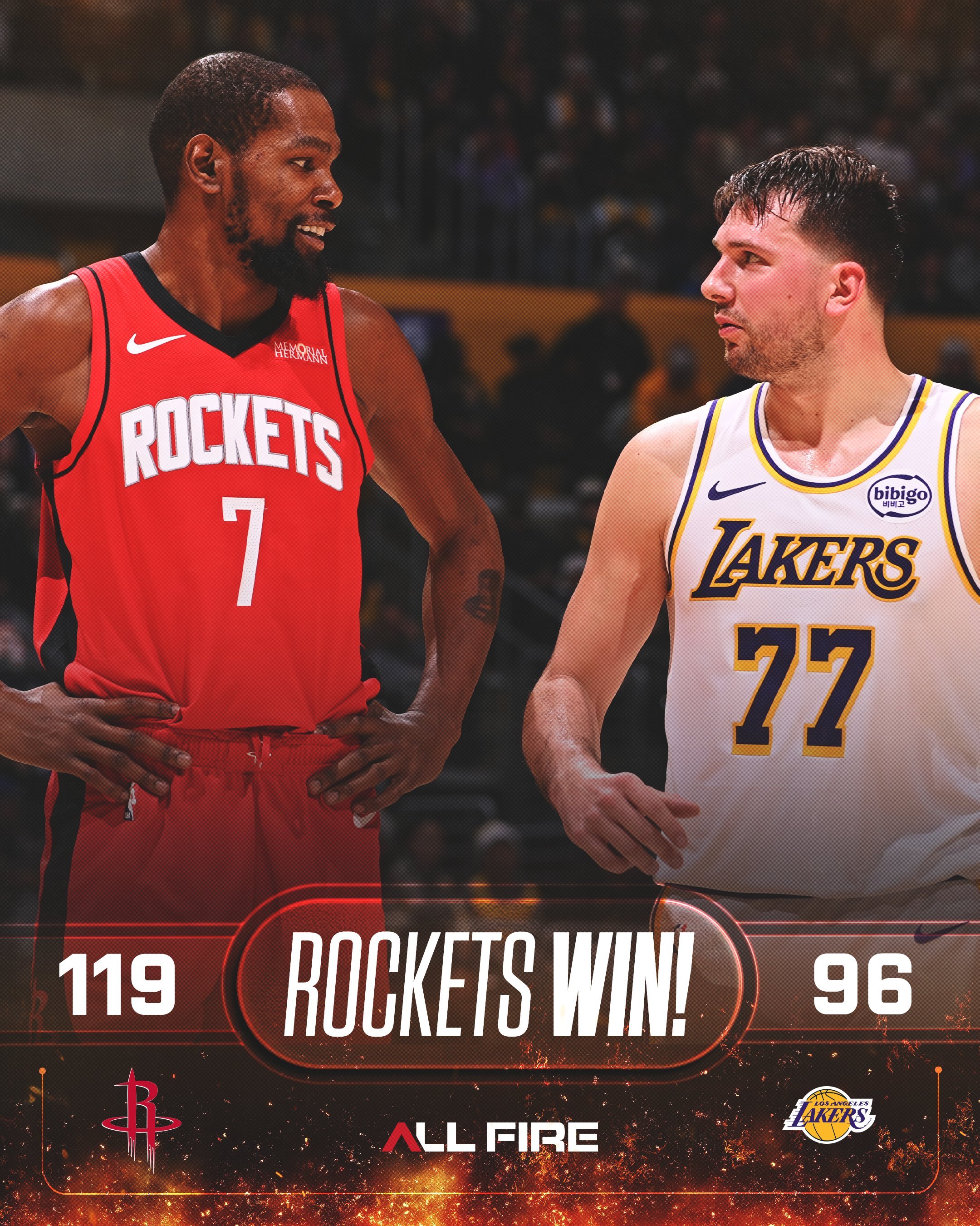 ｜赢了！火箭大胜湖人！❗️要看录像回放的评论区留言❗️（限粉丝）