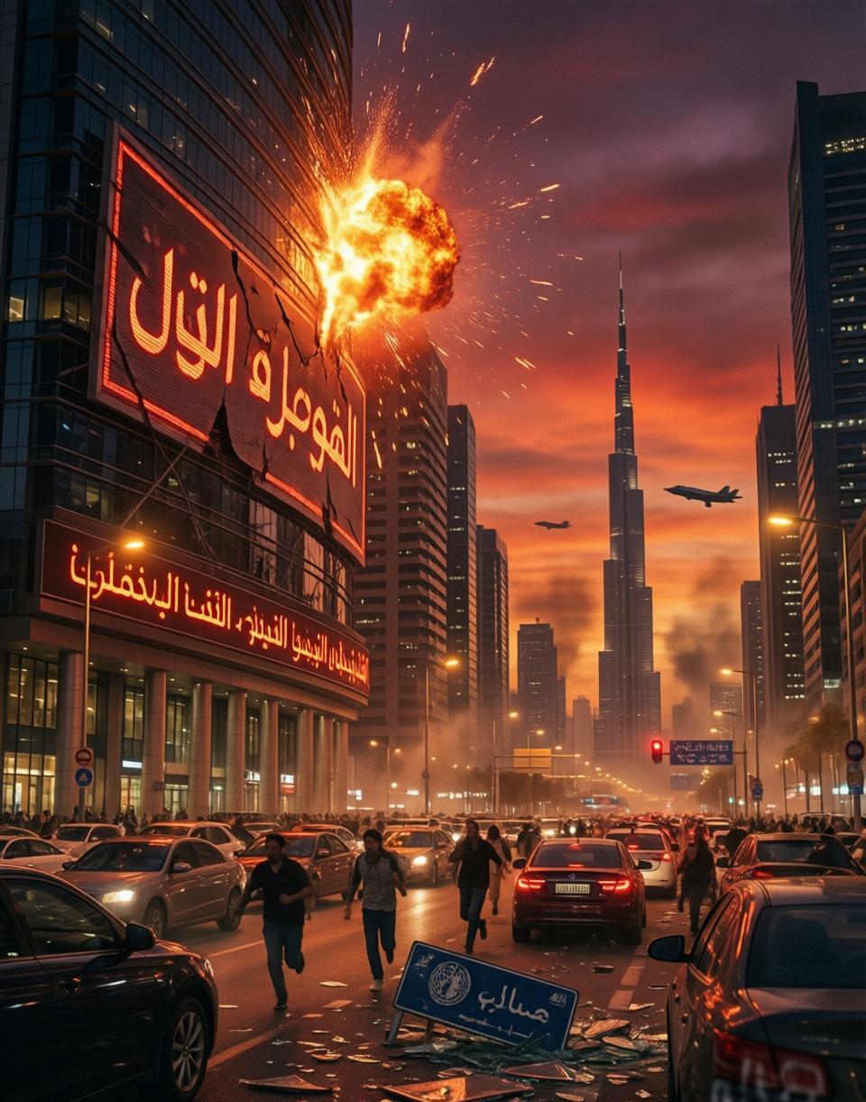 海湾告急！阿布扎比再遭袭击，全民避险中东安全防线全面崩溃

当地时间3月3日，阿