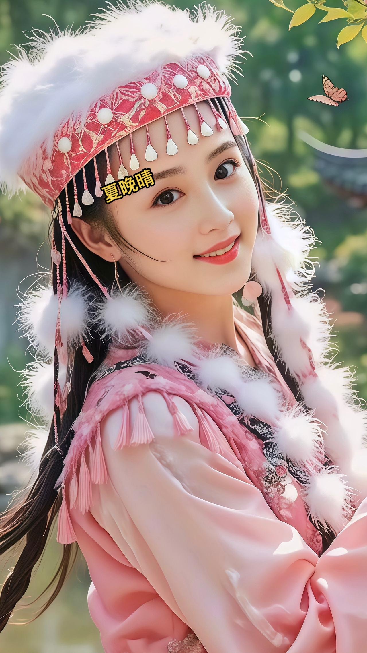 古风 古装造型 古风汉服美如画  还珠格格 香妃引蝶舞翩翩