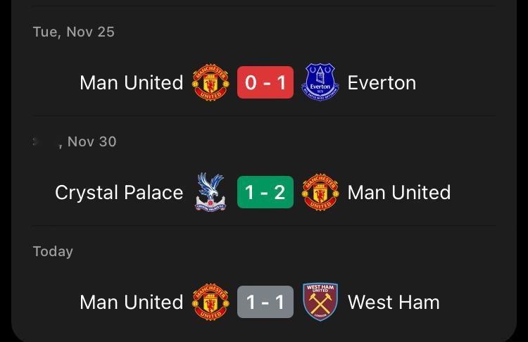 自从三轮之前利物浦和曼联在积分榜相遇之后。。。 