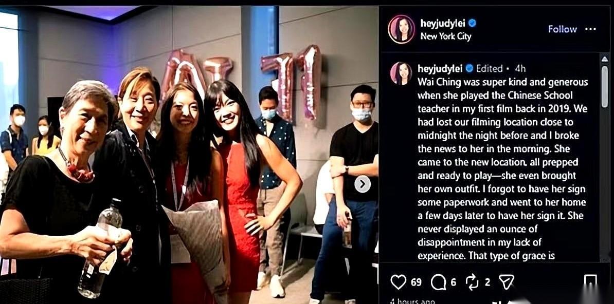 刷到这个消息，我人是懵的。
82岁，前一天还在工作，第二天人就走了。
毫无预兆，