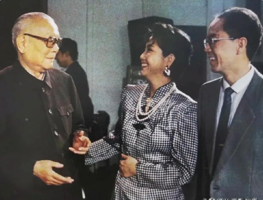 俩人唱俩人，
一双演一双。
台上李清照、赵明诚，
台下李维康、耿其昌。

“梅子
