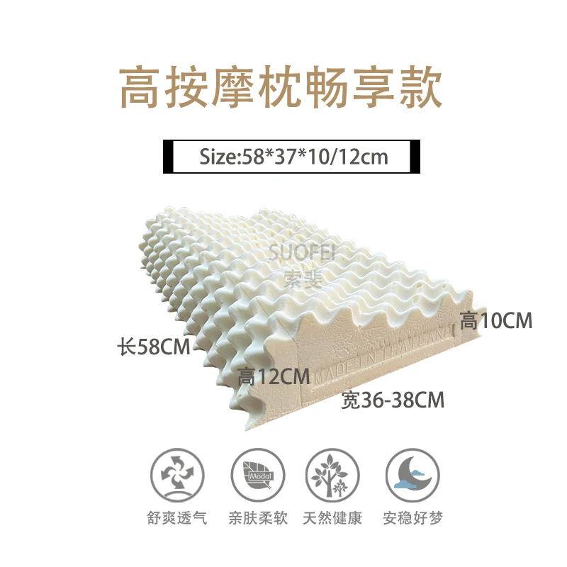 乳胶枕的尺寸是怎么标注的？