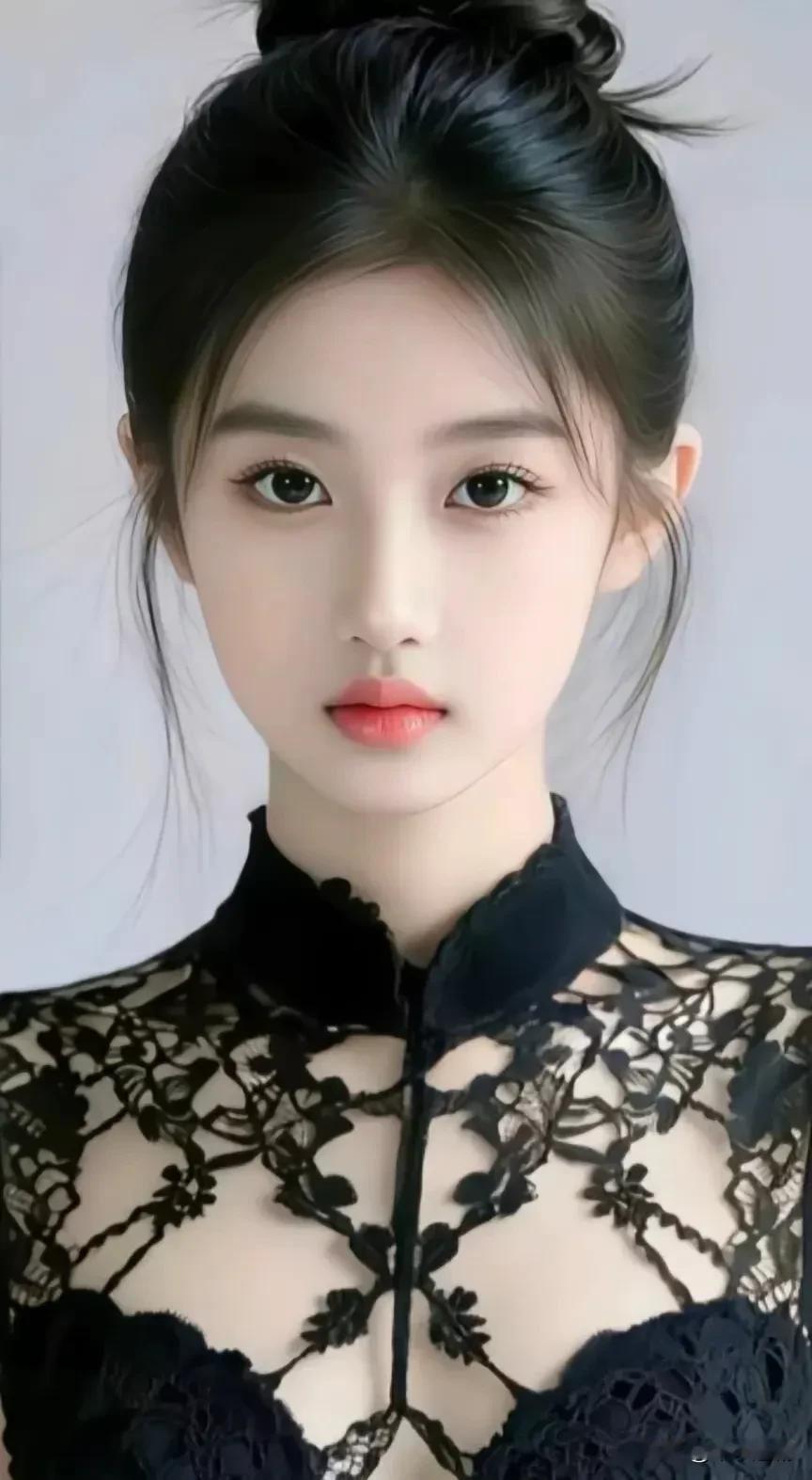 一袭黑衣，褪去浮华，不必迎合世间喧嚣，安静做自己，便是独有的风景。
手机相册美照