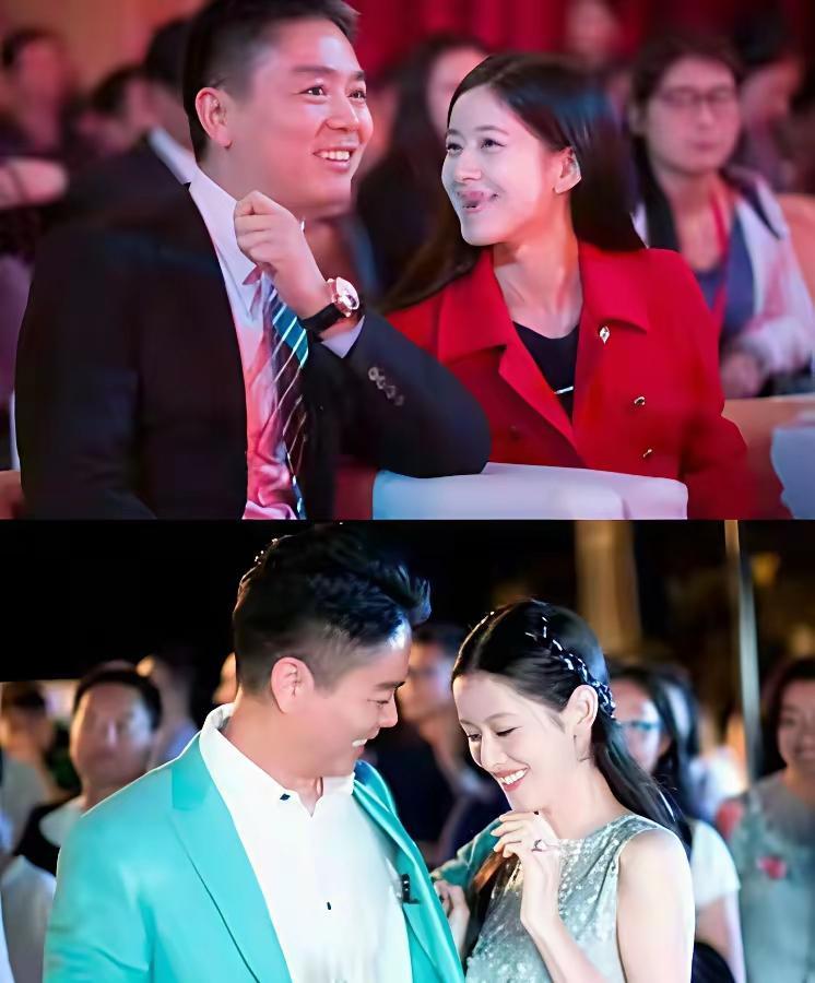 从前章泽天总是一脸崇拜，满脸爱意的看向刘强东
如今却连给一个眼神都懒得给！
他们