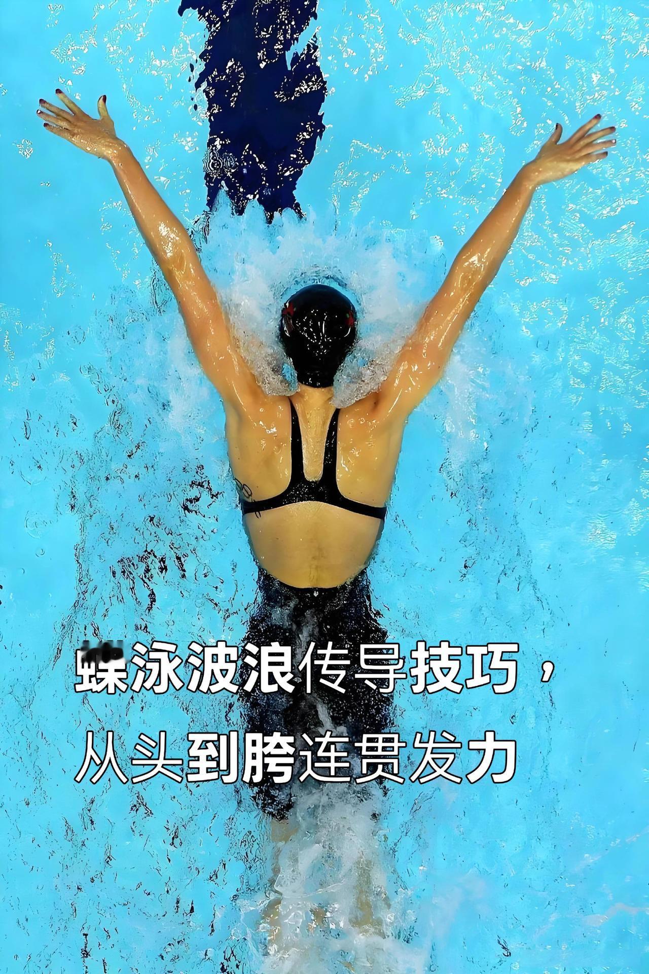 蝶泳区别于其他泳姿的核心关键，并非手臂划水或腿部打腿，而是完整且连贯的躯干波浪传
