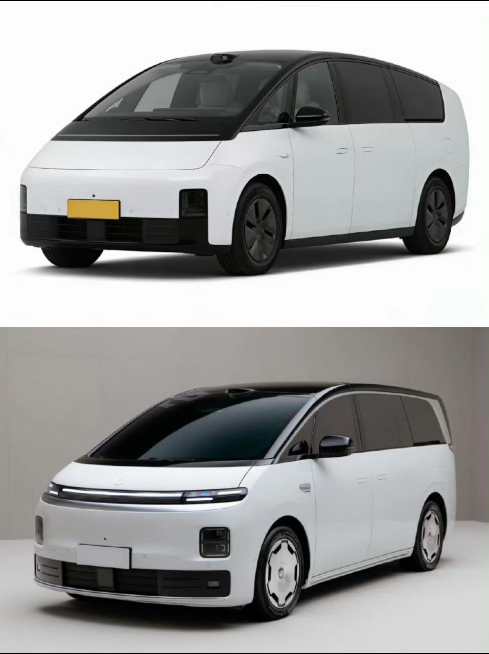 从新能源mpv造型角度来说，你觉得下面两款车哪个更好看、哪个更实用、哪个更贴近社