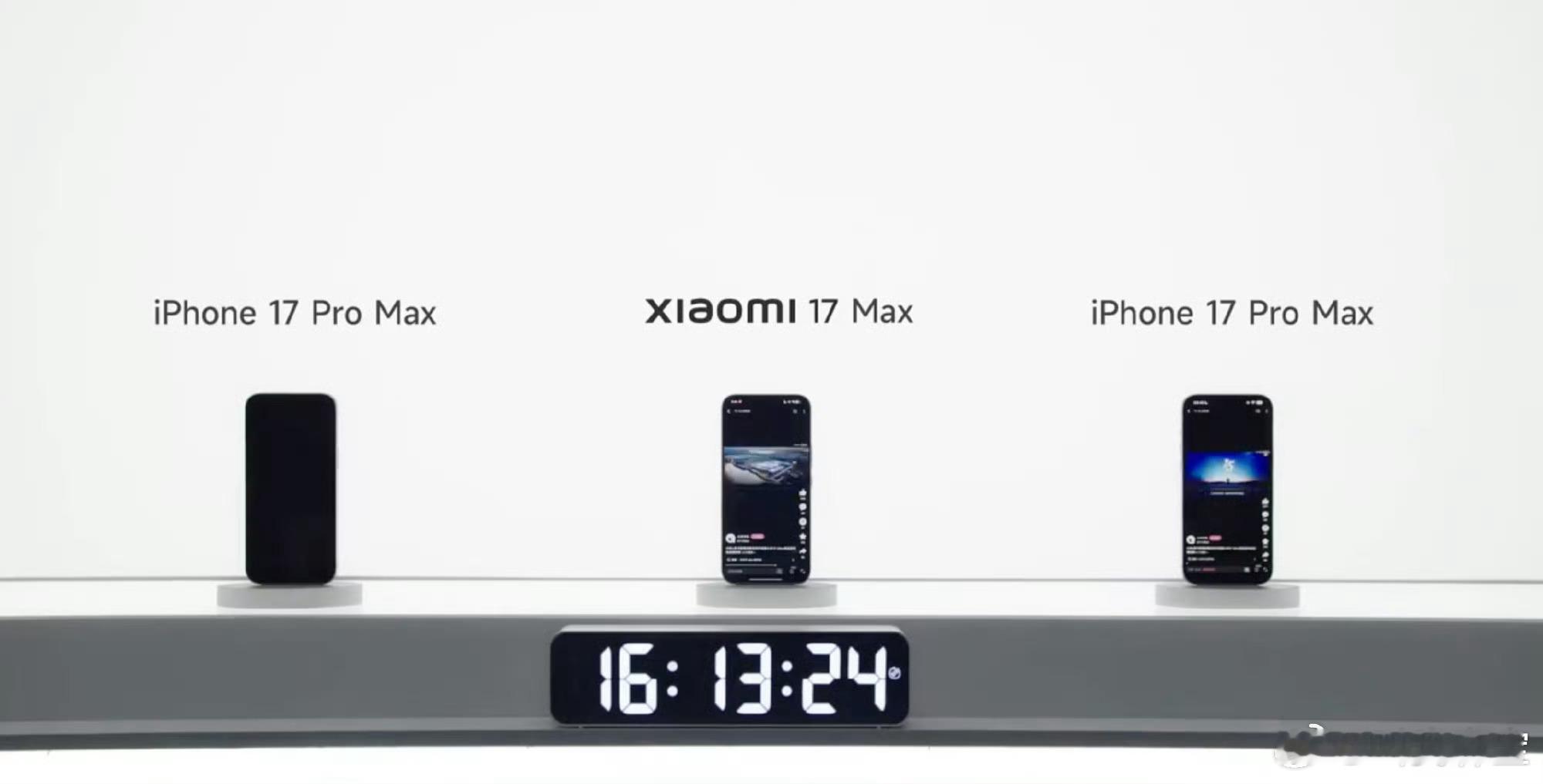 小米17Max续航实测超两台iPhone 小米17 Max确实猛，它的续航直接熬