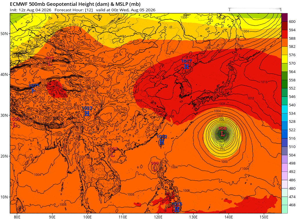 台风白海豚 依然是选取三家不同模式的决定报来看一下（EC GFS EC-AI），