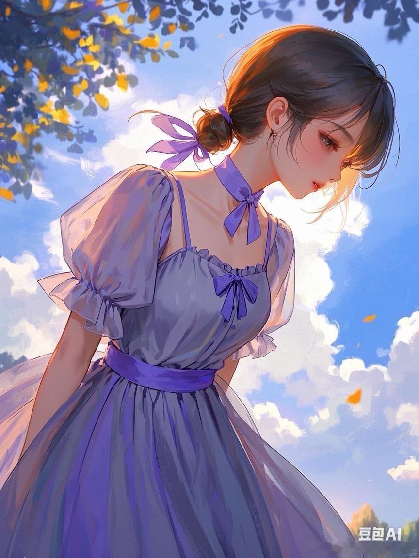 《垃圾桶里的灰姑娘》作者：河边草 用豆包生成了一张和小方老师约会的夏茯宝宝～ ​