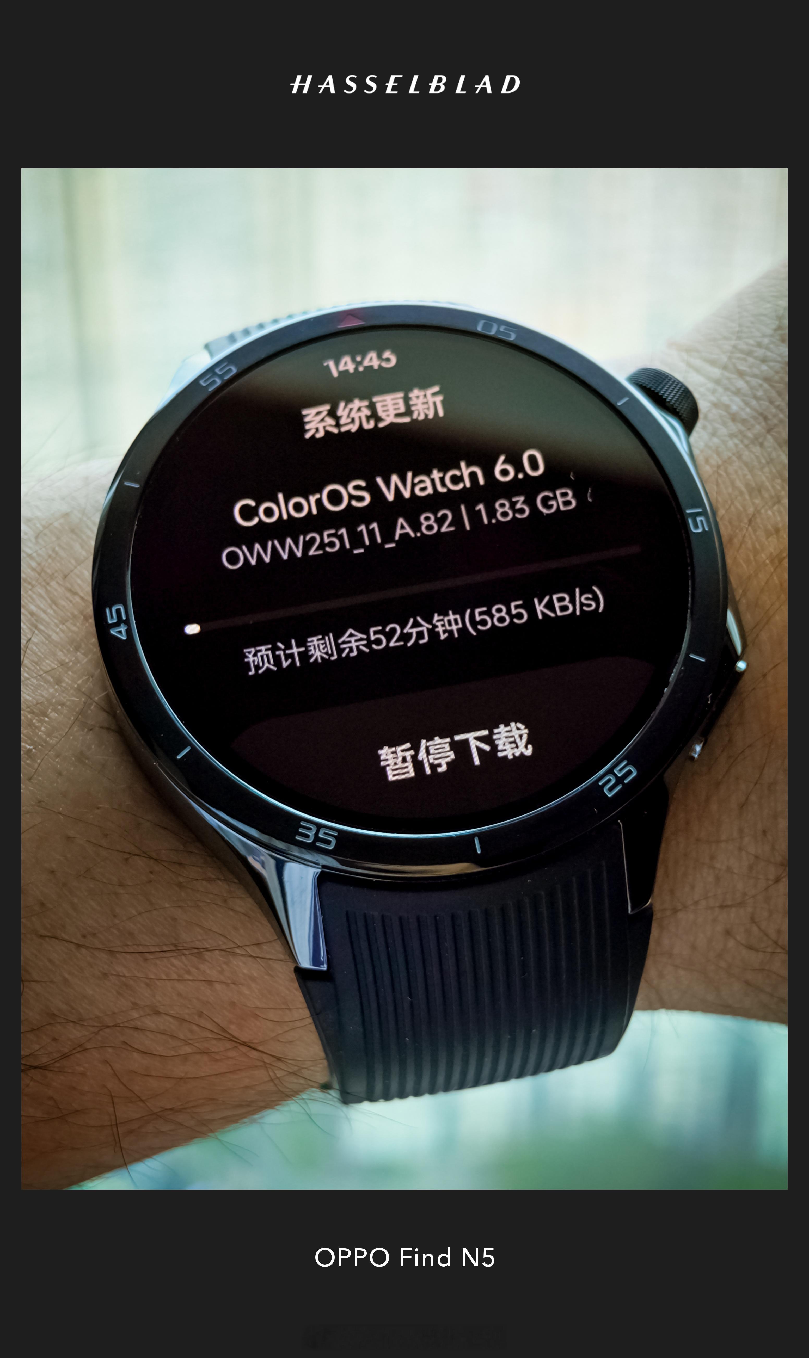 OPPO Watch X2 来了一个 1.83G 的超大 OTA……[哆啦A梦吃