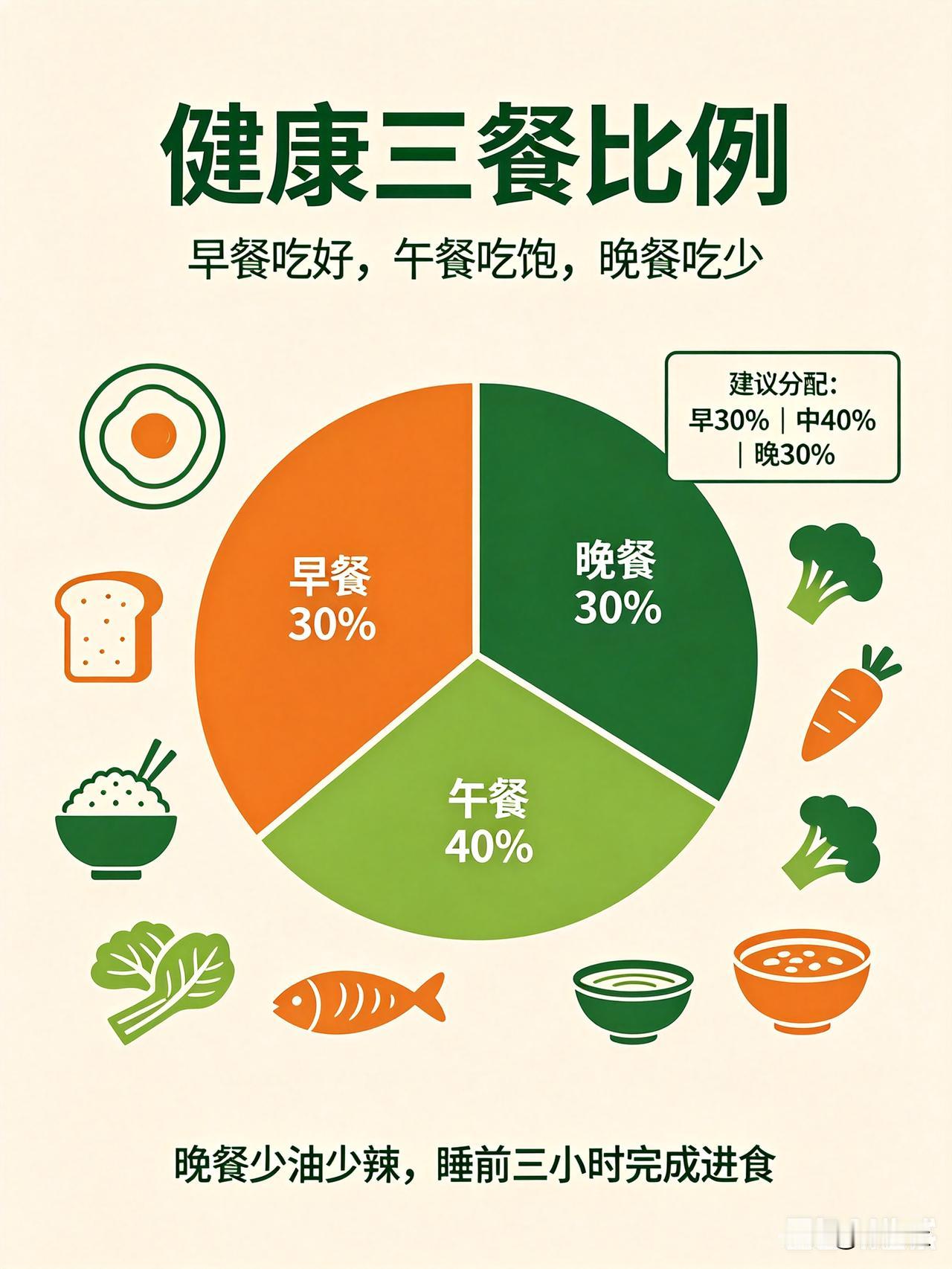 ✅答案：晚餐
 
为什么晚餐要少吃？
 
1. 代谢规律
白天人体代谢旺盛、活动