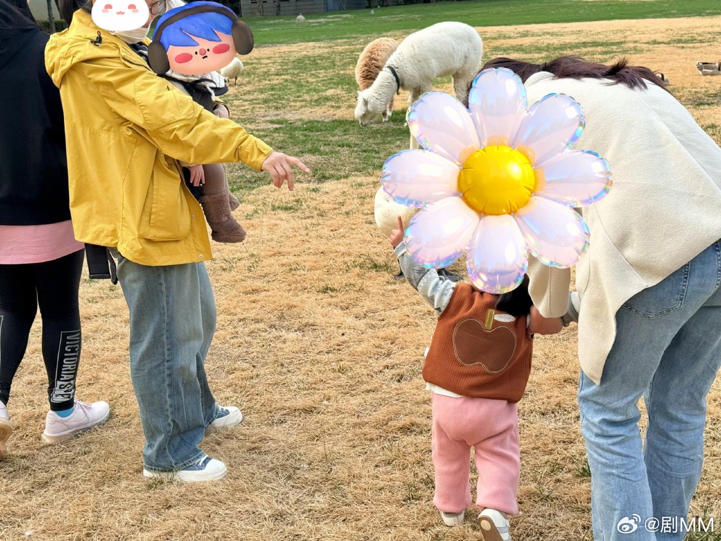 北京偶遇何穗遛娃网友偶遇何穗遛娃网友偶遇何穗遛娃，她穿着休闲又显气质，身形高挑超