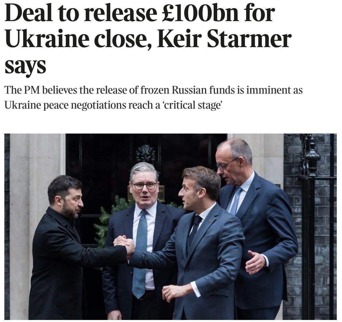 《泰晤士报》报道，俄罗斯被冻结资产的解冻决定将在本周或下周作出。该刊物的消息人士