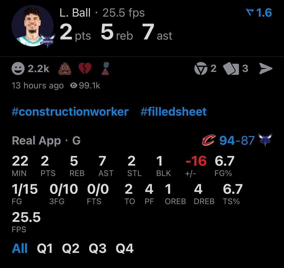 替补登场，22分钟居然能扔出10个三分球，今天赛前美国媒体还在炒鲍尔兄弟对决，真