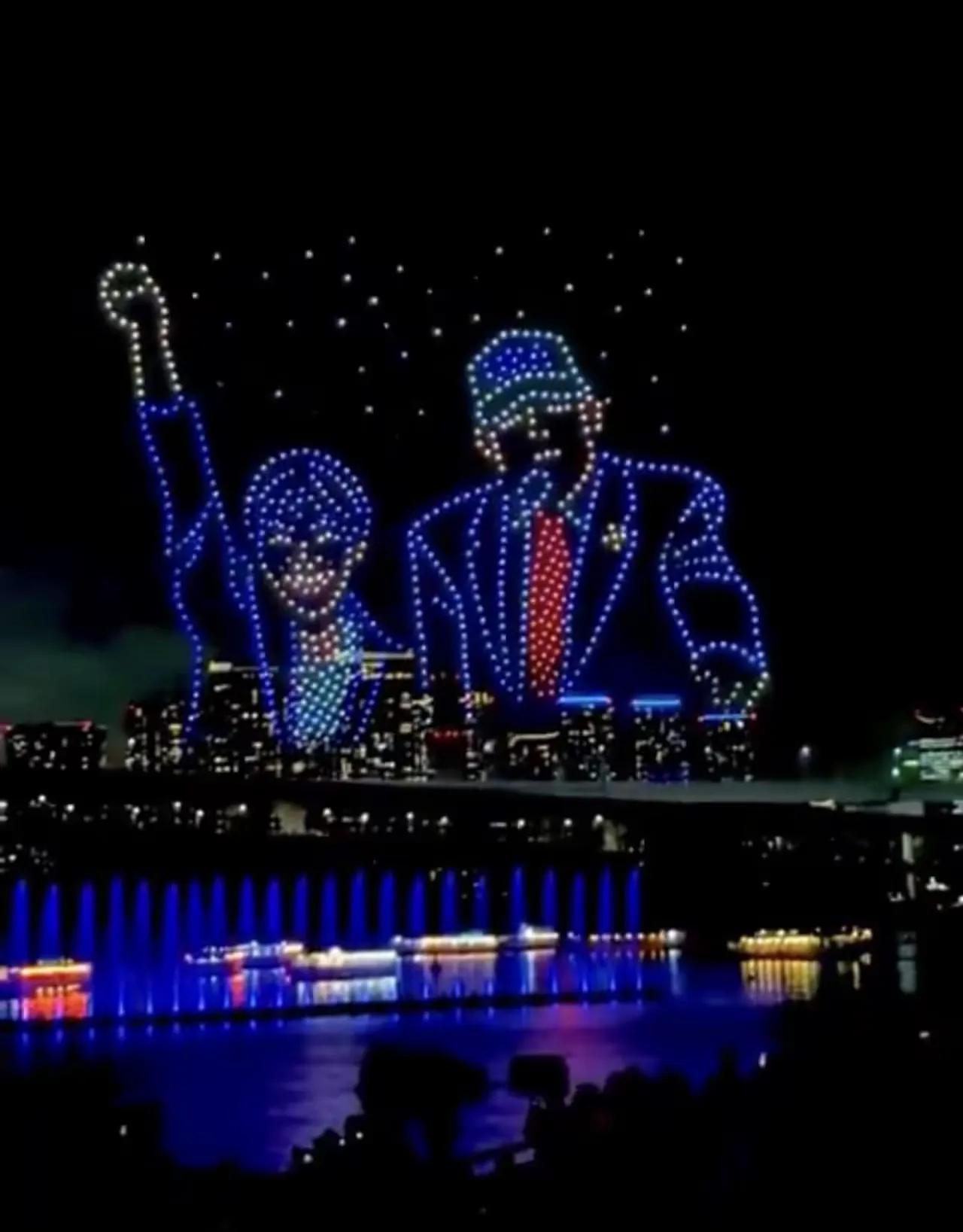 太变态了，日本庆祝美国建国250周年

2026年7月3号晚上，日本为了给美国庆